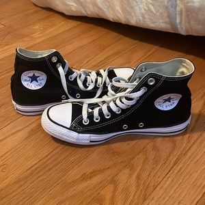 Black high top Converse